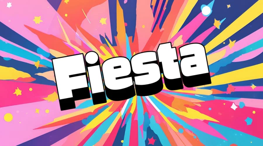 Fiesta label art