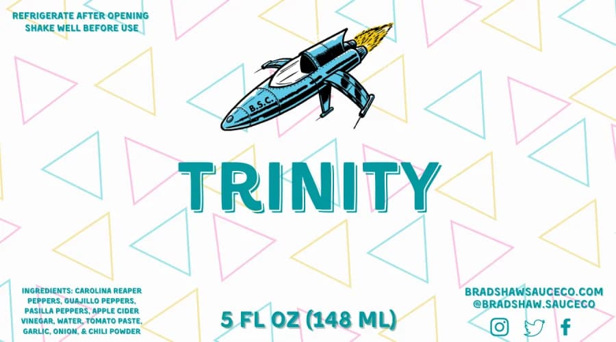 Trinity label art